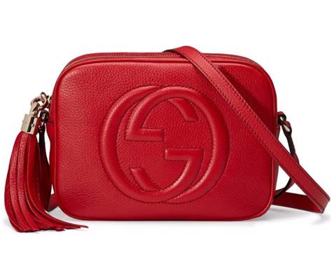 red gucci soho crossbody|authentic gucci soho crossbody bag.